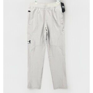 NWT under Armour Boys Unstoppable Tapered pants Sz Y Medium $60 Gray